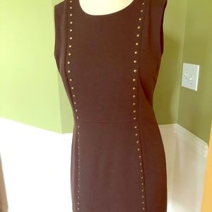 Michael kors brown studded dress